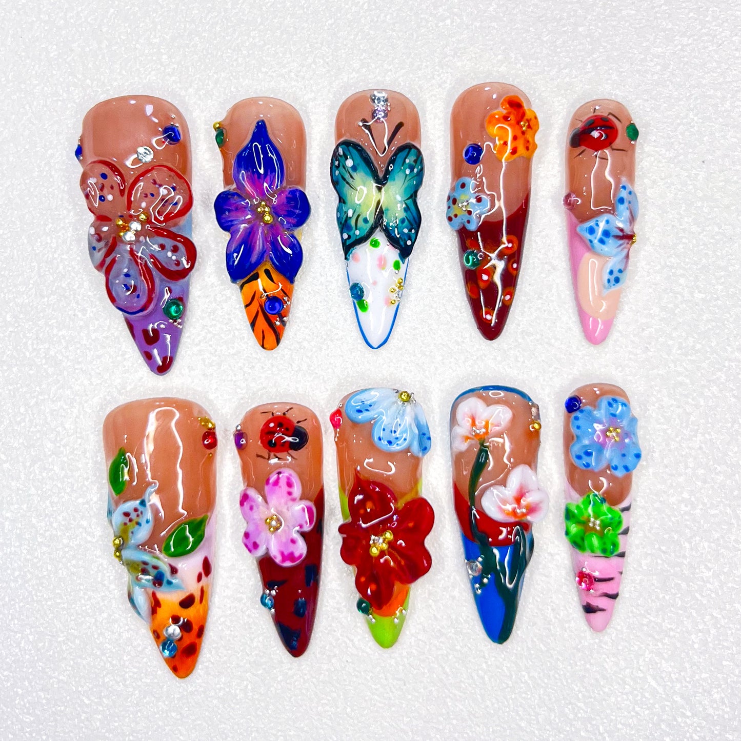 Afternoon Garden Nails