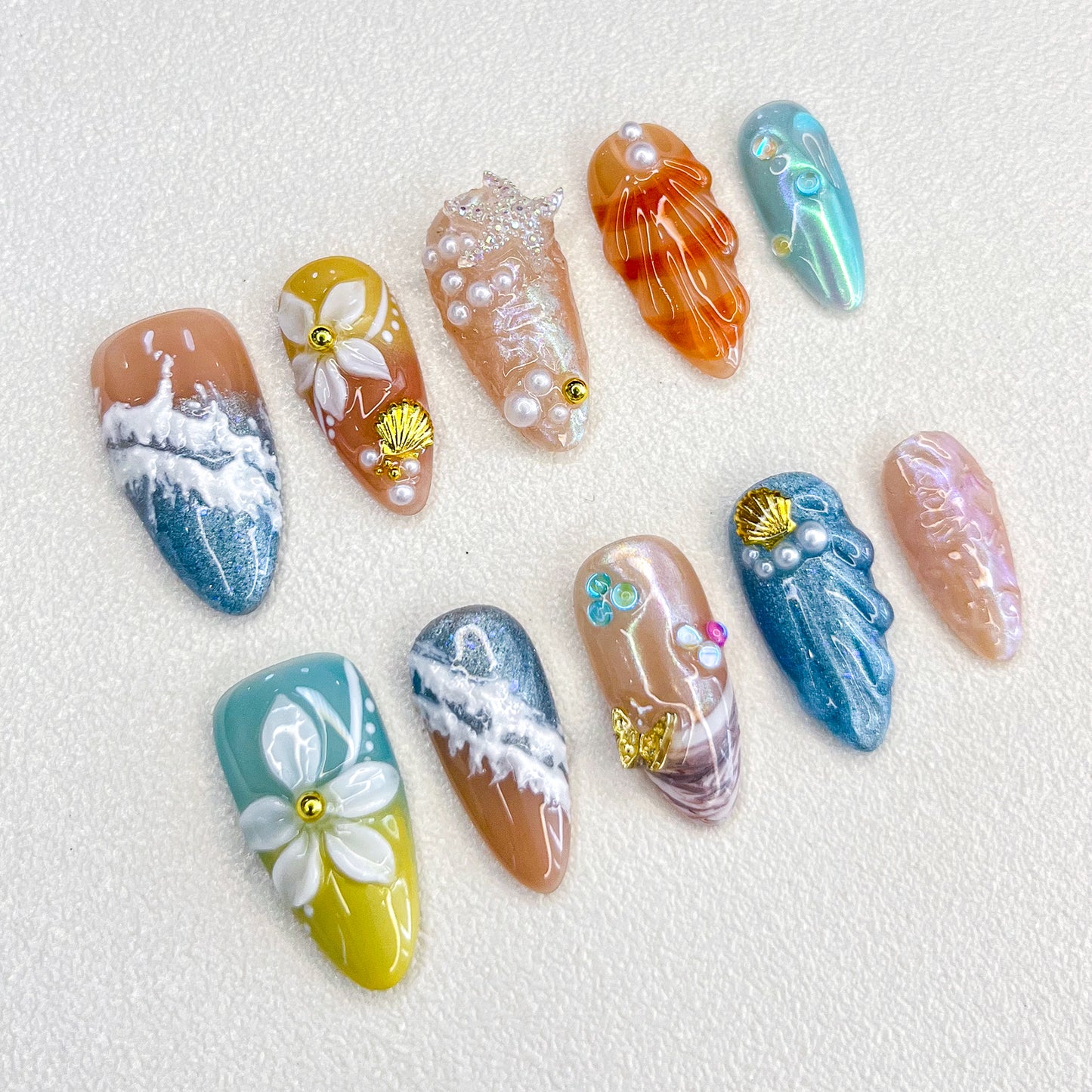 Seaside Treasures Nails