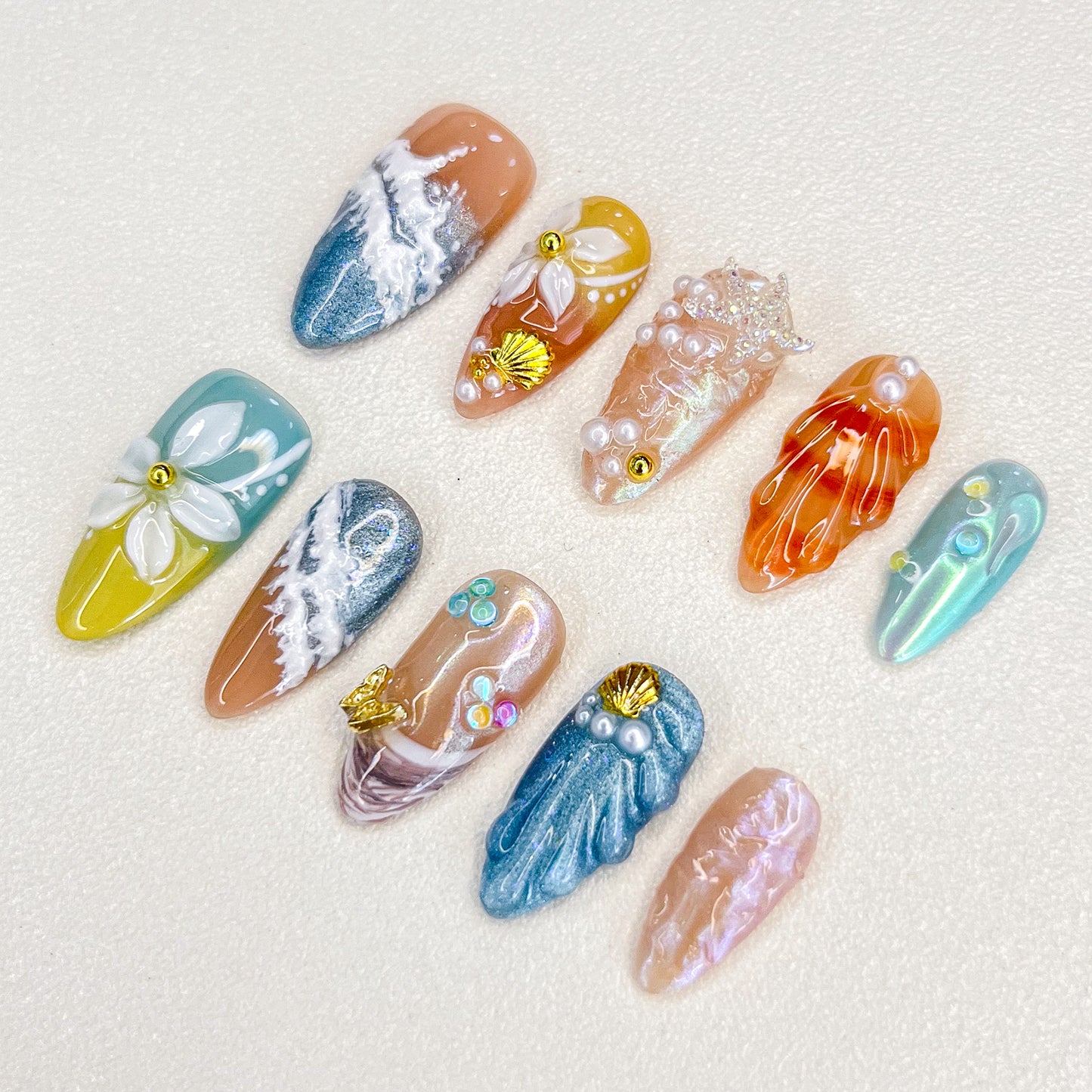 Seaside Treasures Nails