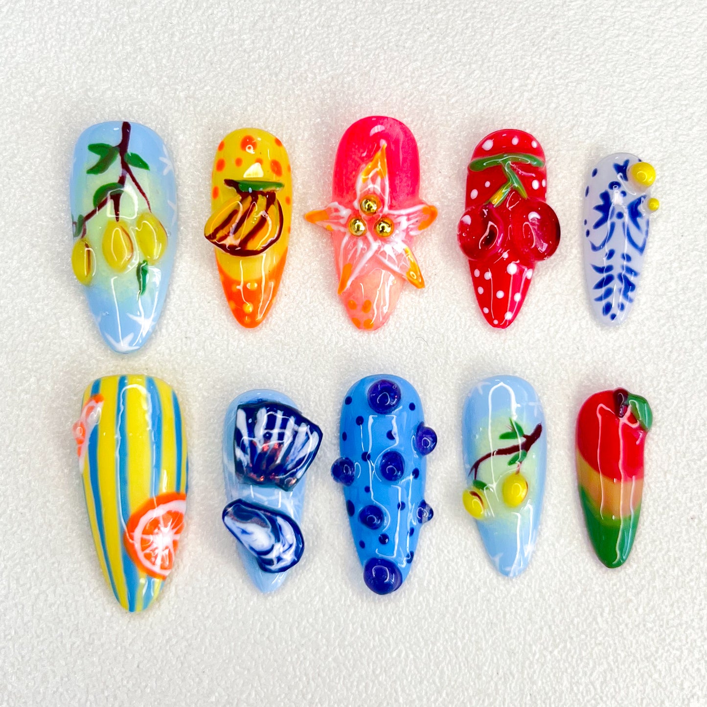 Fruit Salad Nails