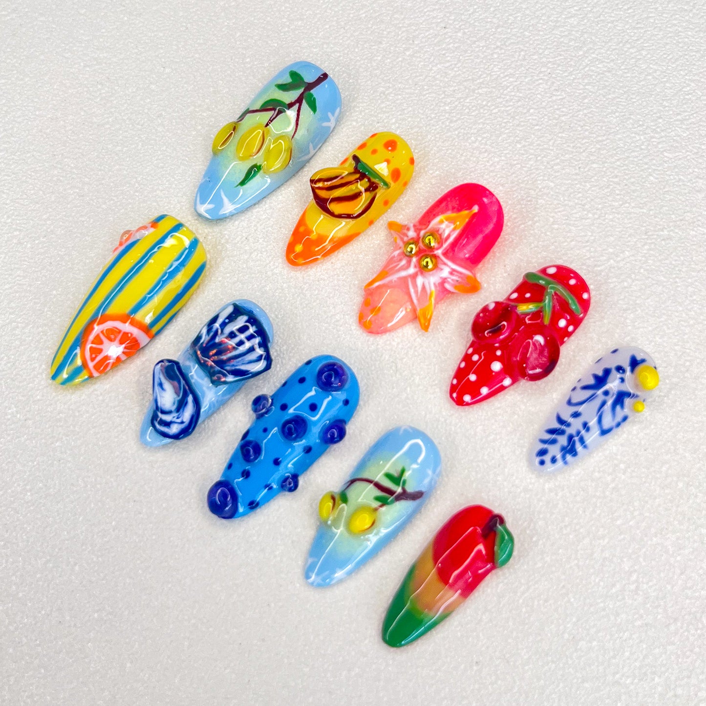 Fruit Salad Nails