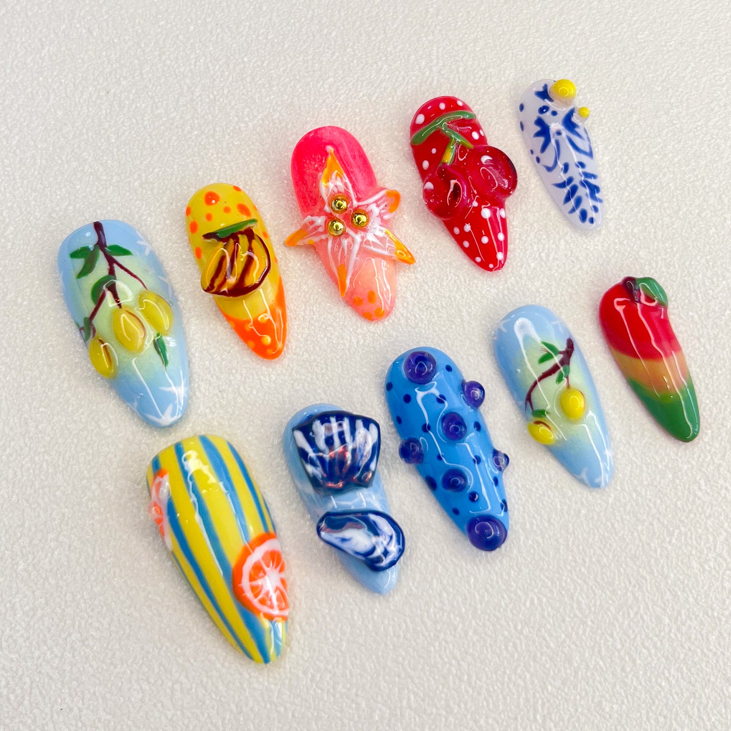 Fruit Salad Nails