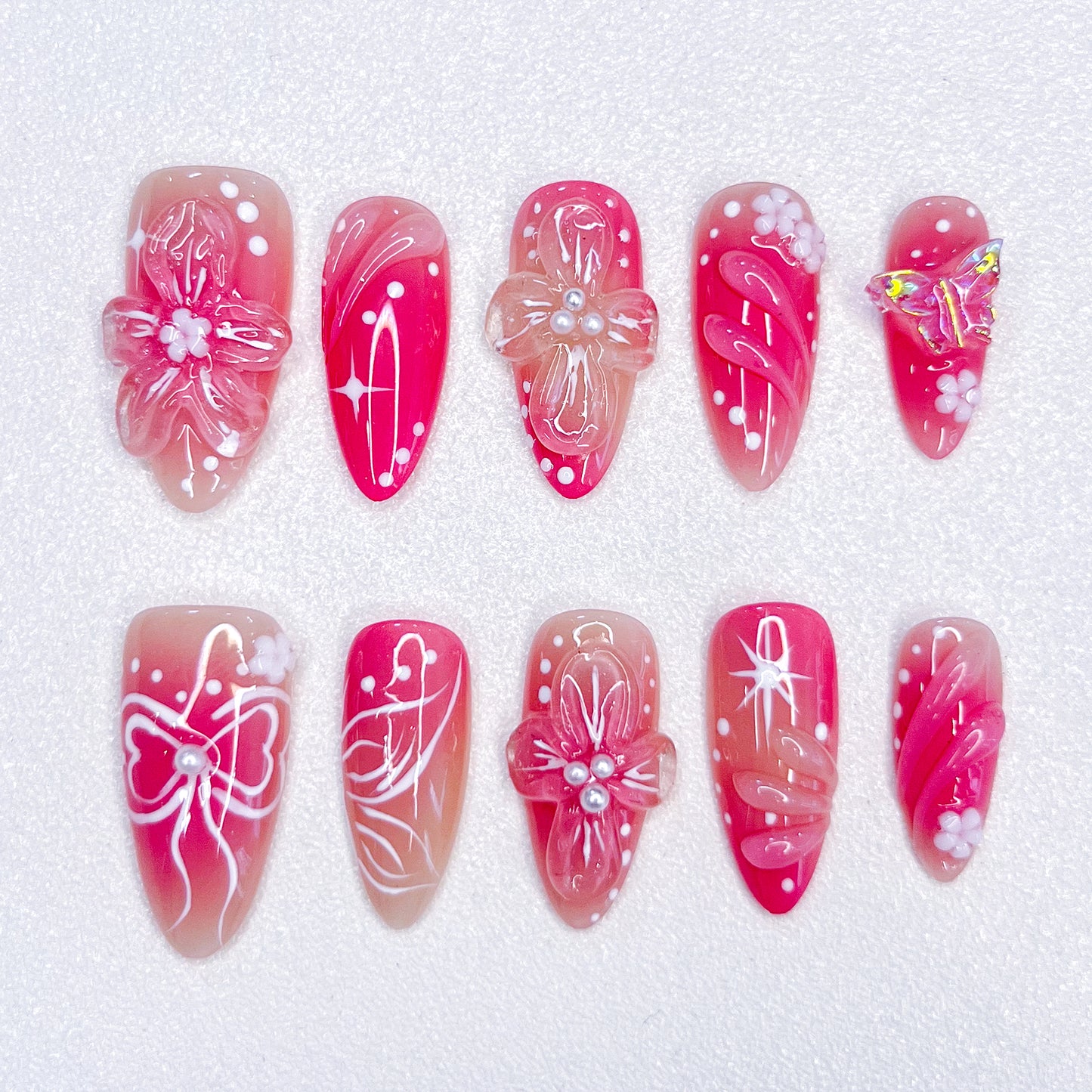 Pink Paradise Nails