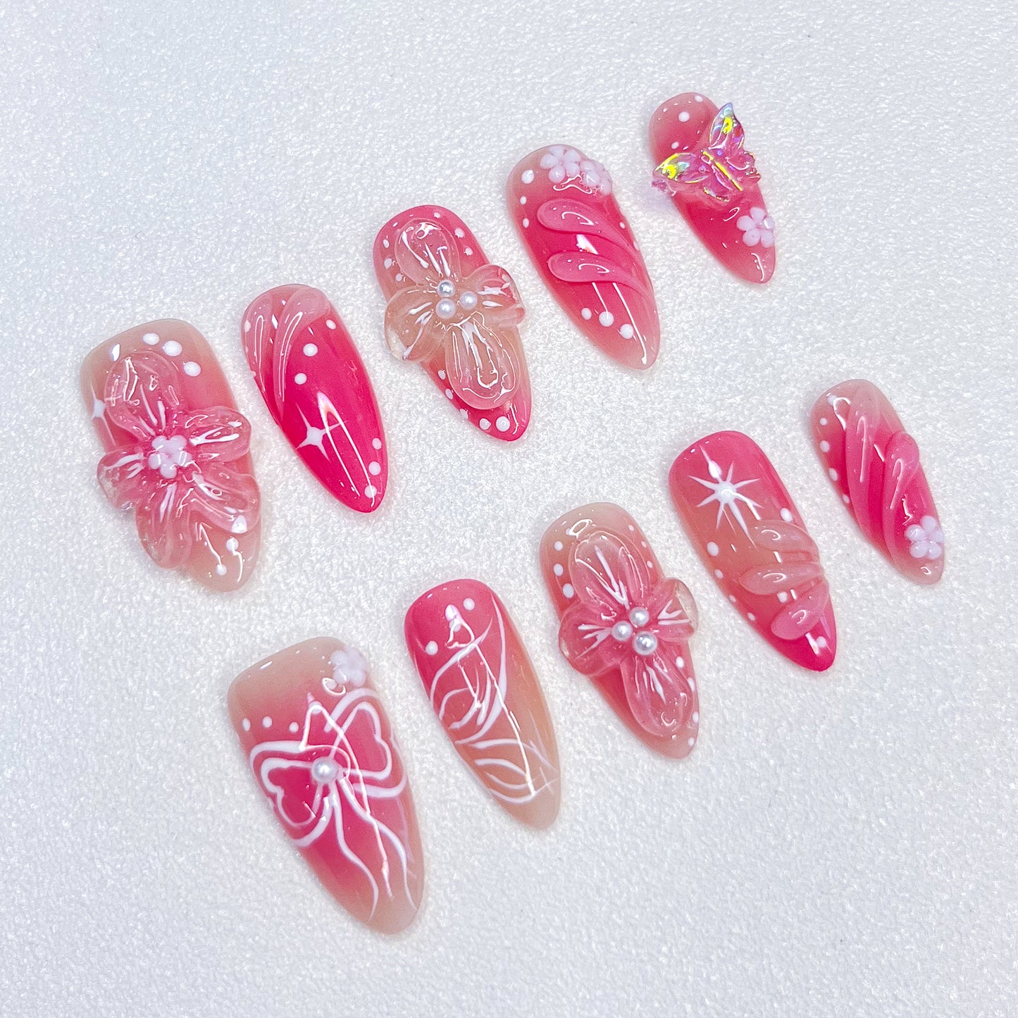 Pink Paradise Nails