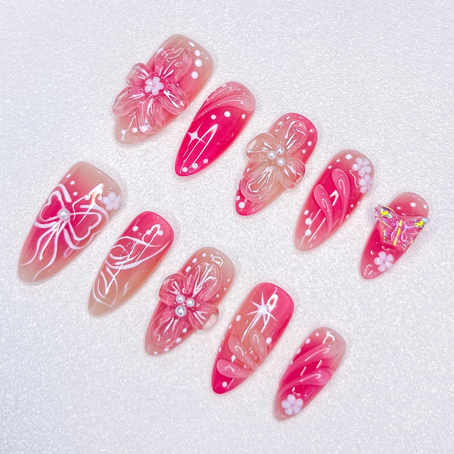 Pink Paradise Nails