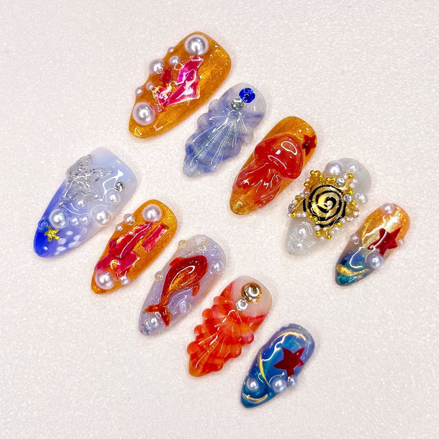 Deep Sea Treasures Nails
