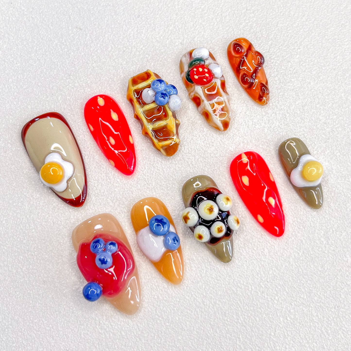 Sunshine Breakfast Nails
