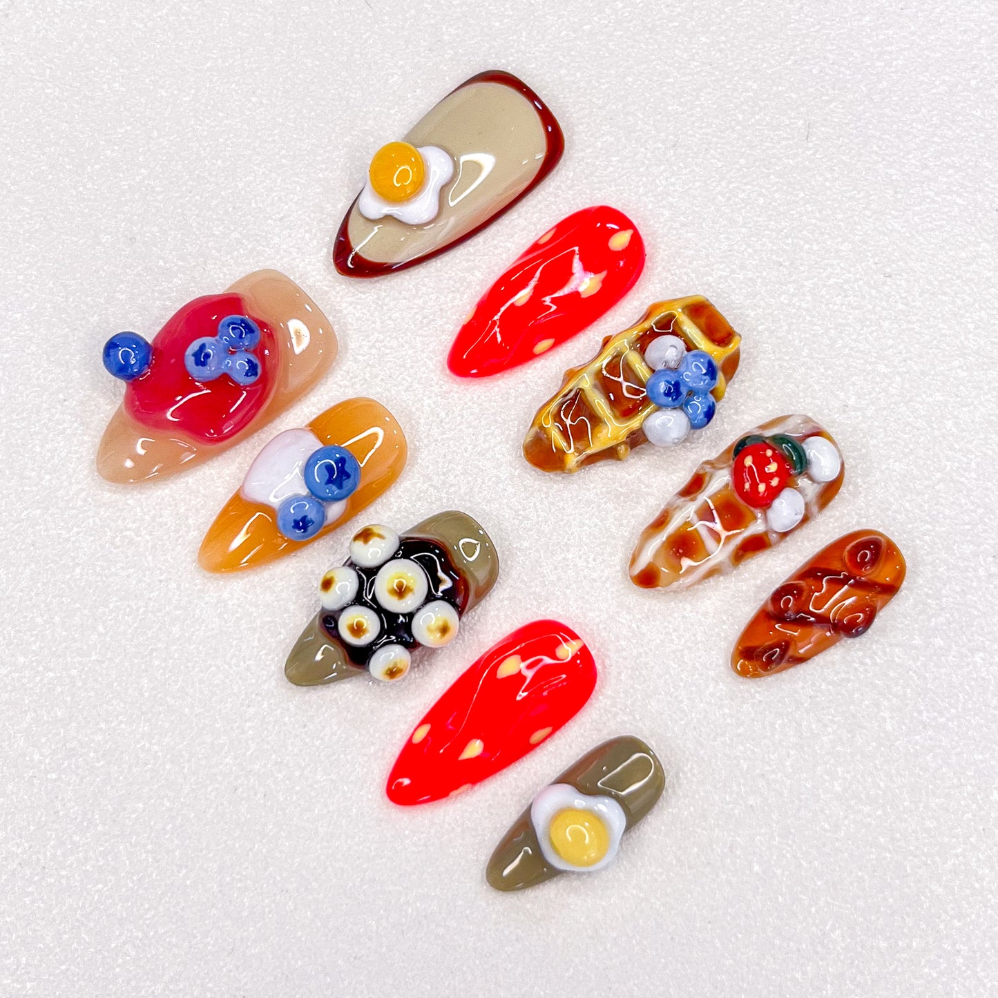 Sunshine Breakfast Nails