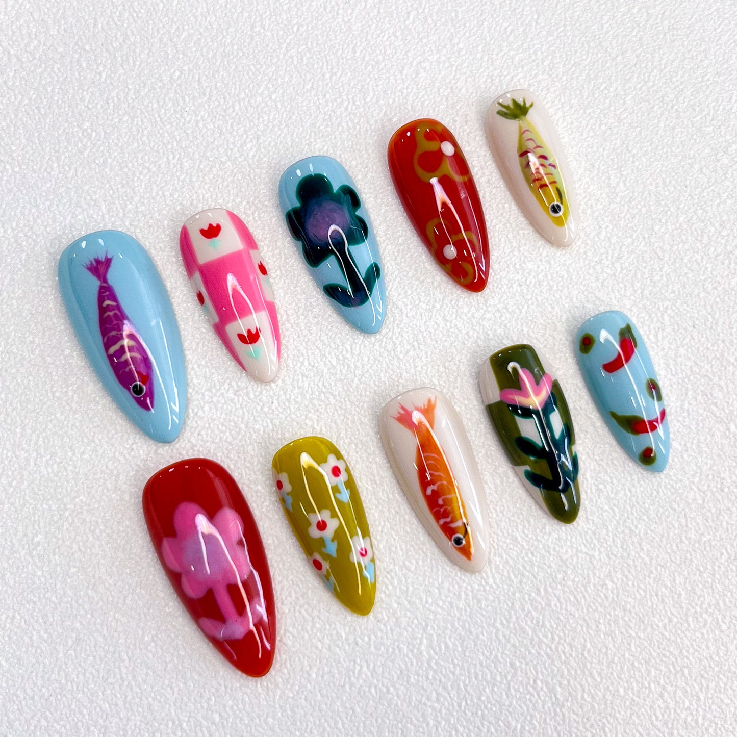 Mediterranean flavor Nails