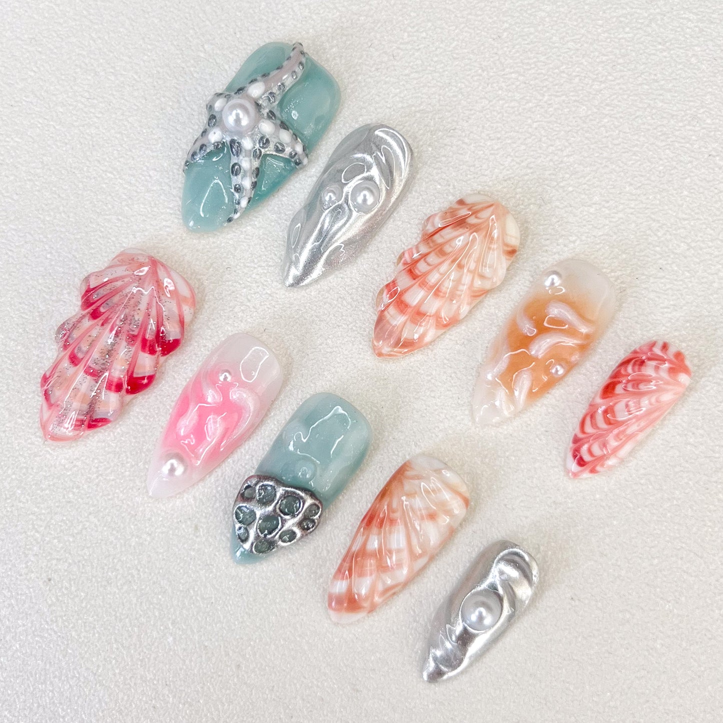 Dreamy Beach Nails