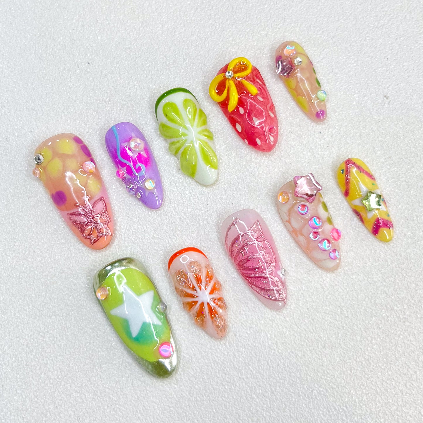 Fantastic Lime Nails