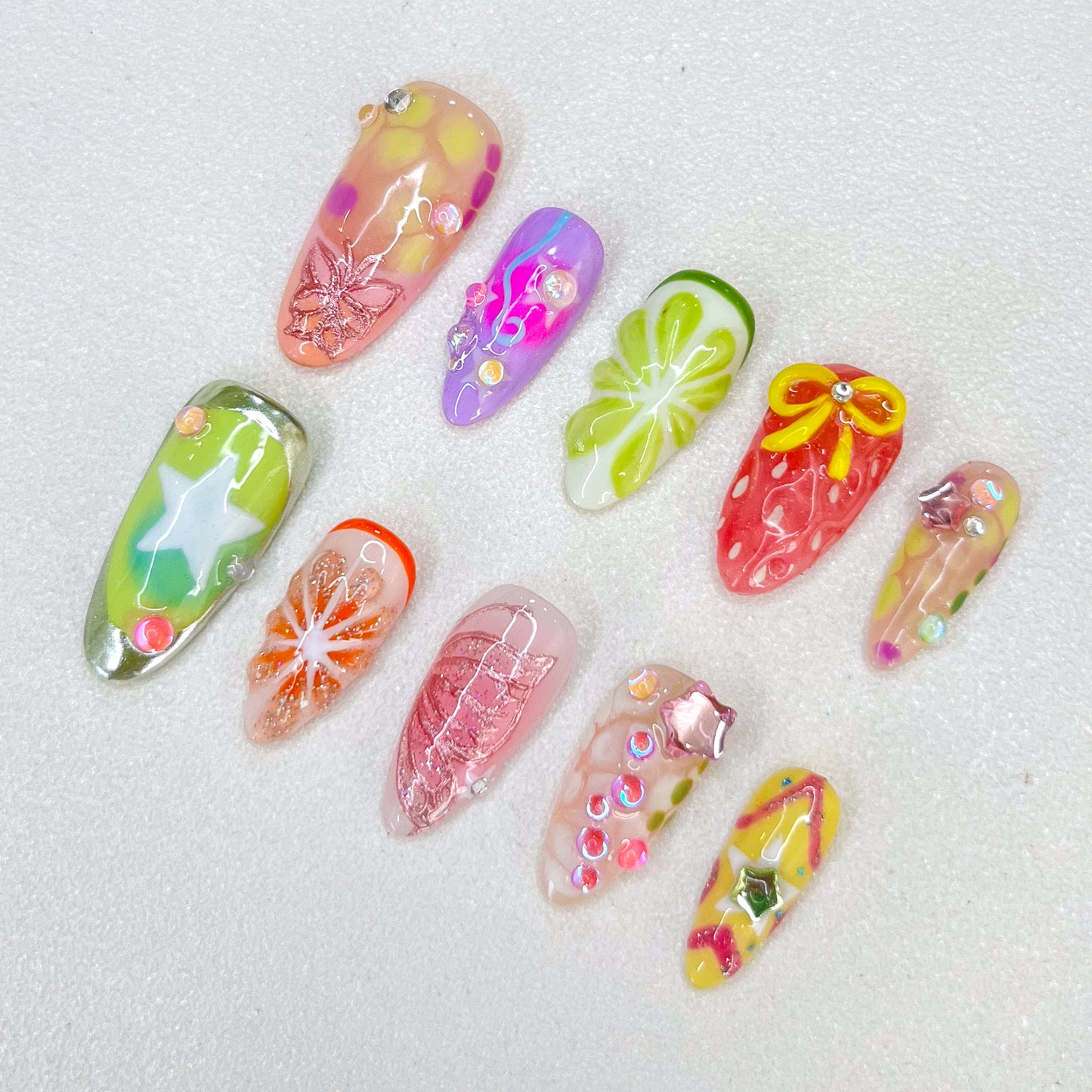 Fantastic Lime Nails