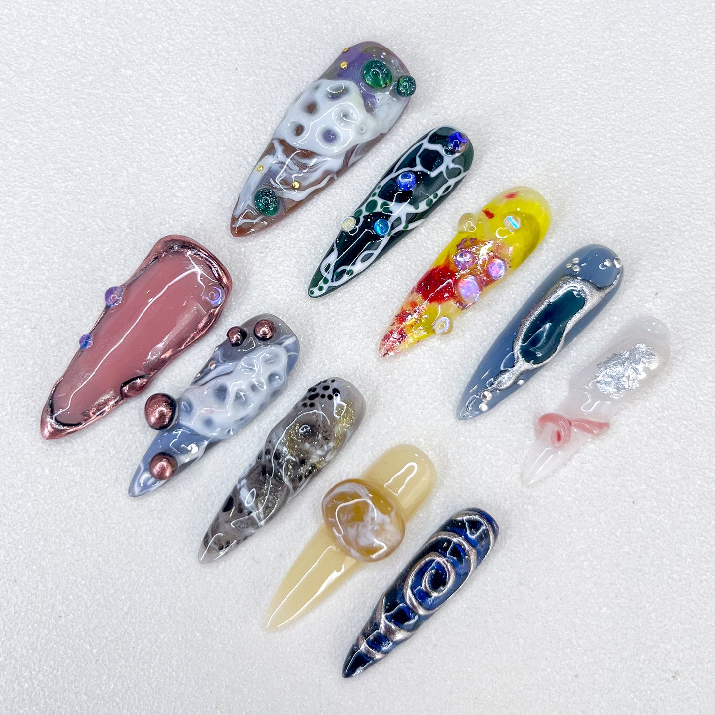 Rare vein Nails