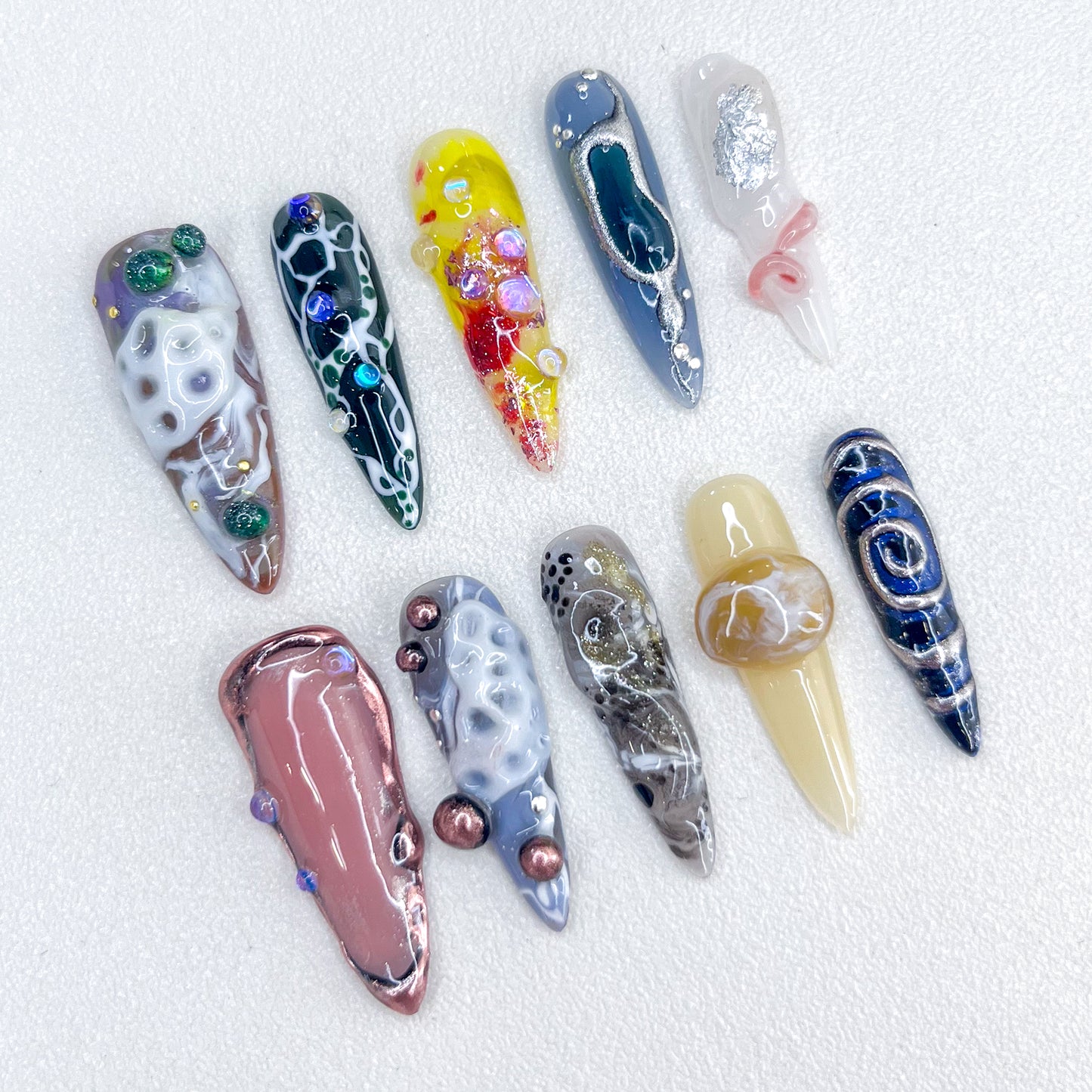 Rare vein Nails