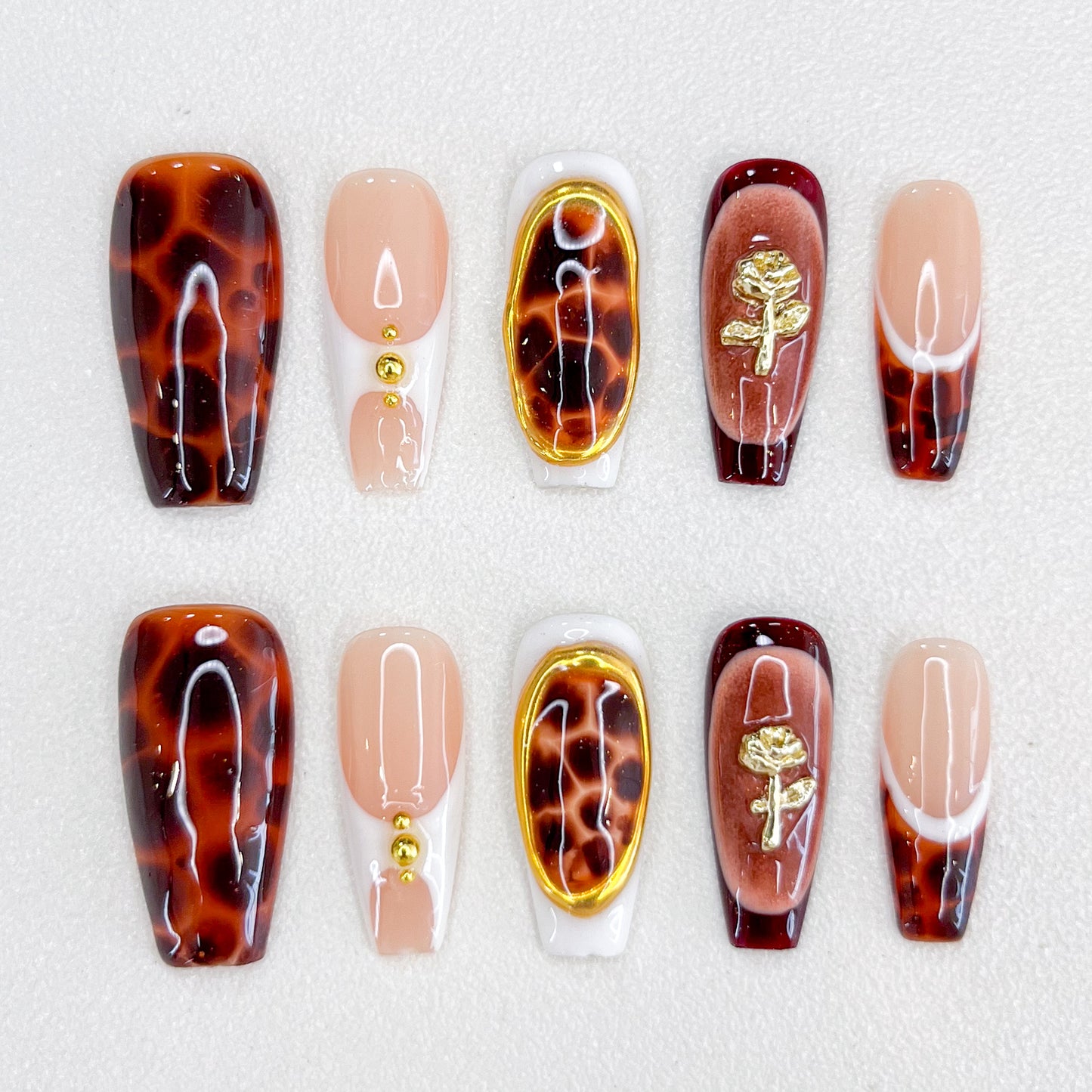 Caramel Dessert Nails