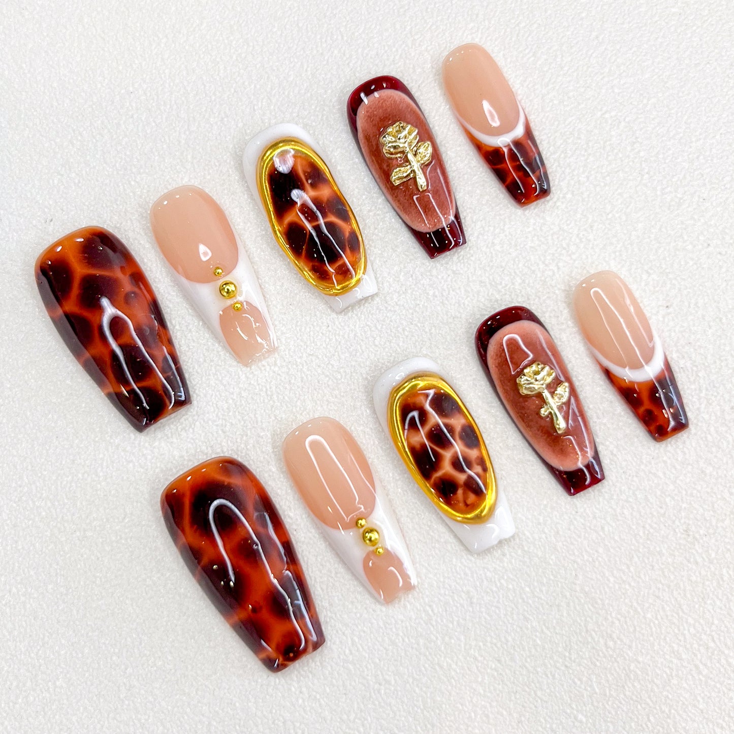 Caramel Dessert Nails
