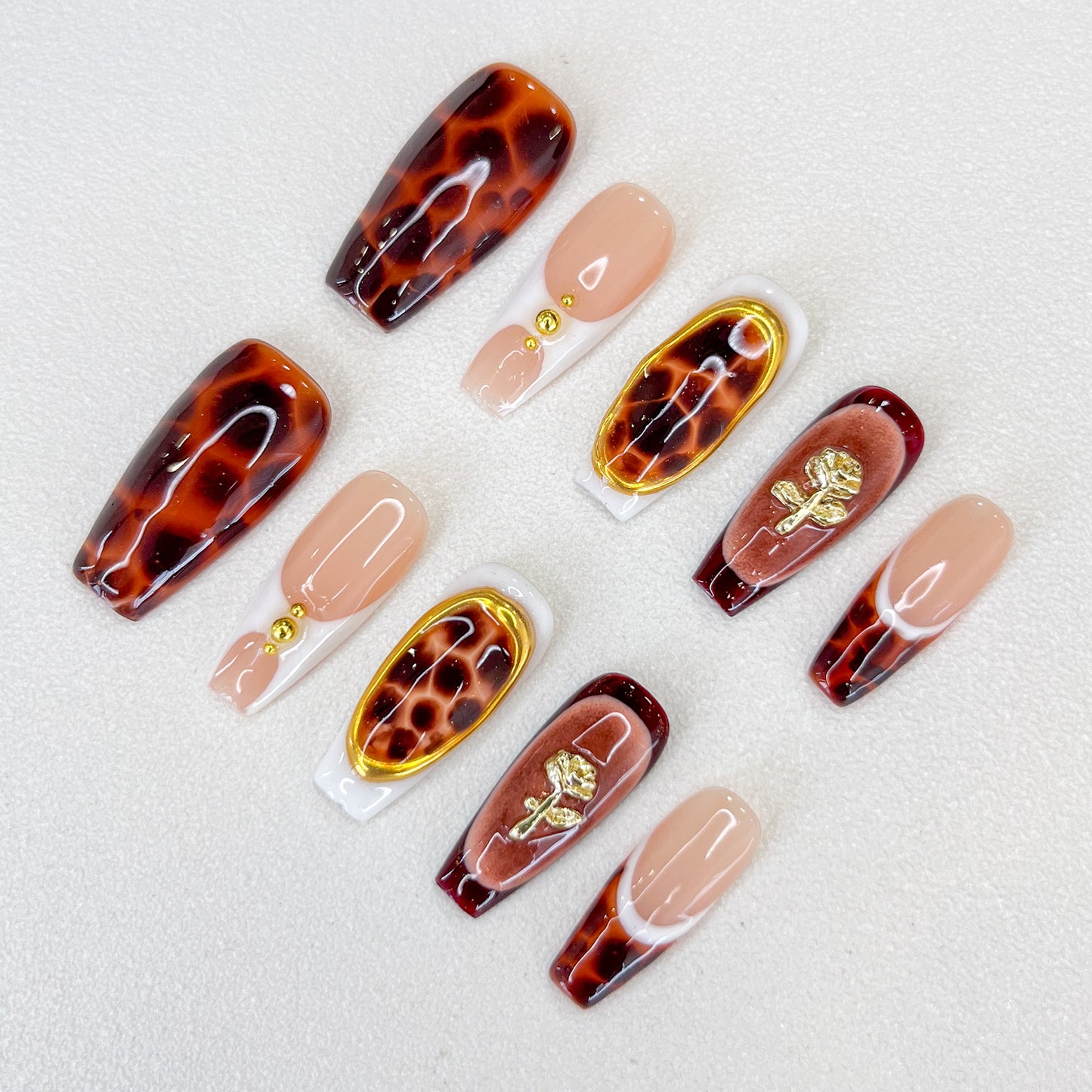 Caramel Dessert Nails