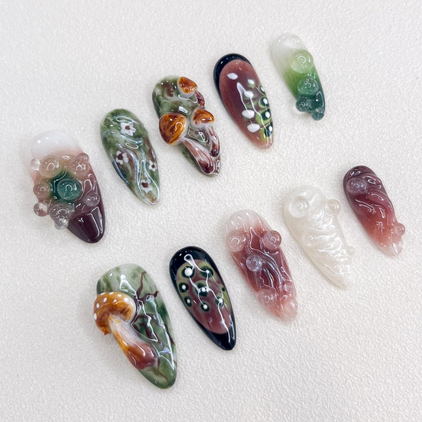 Mushroom Grove Nails