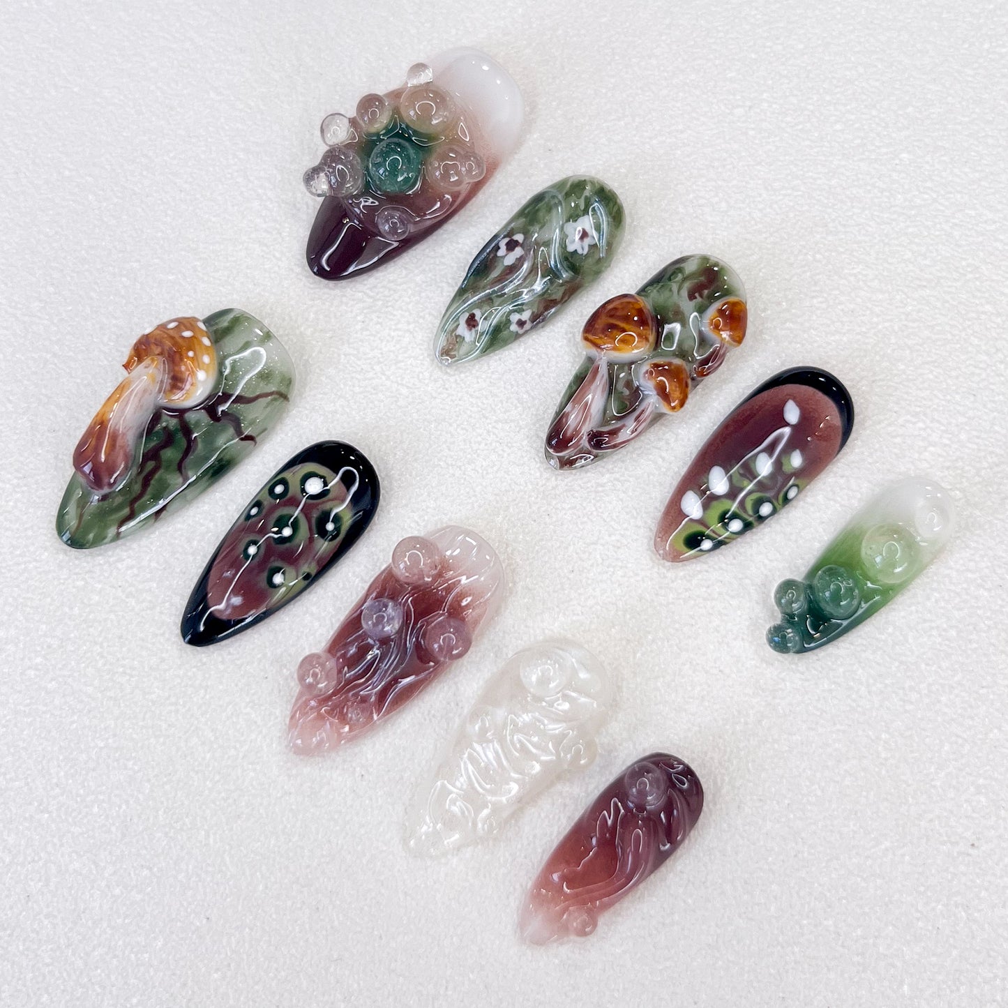Mushroom Grove Nails