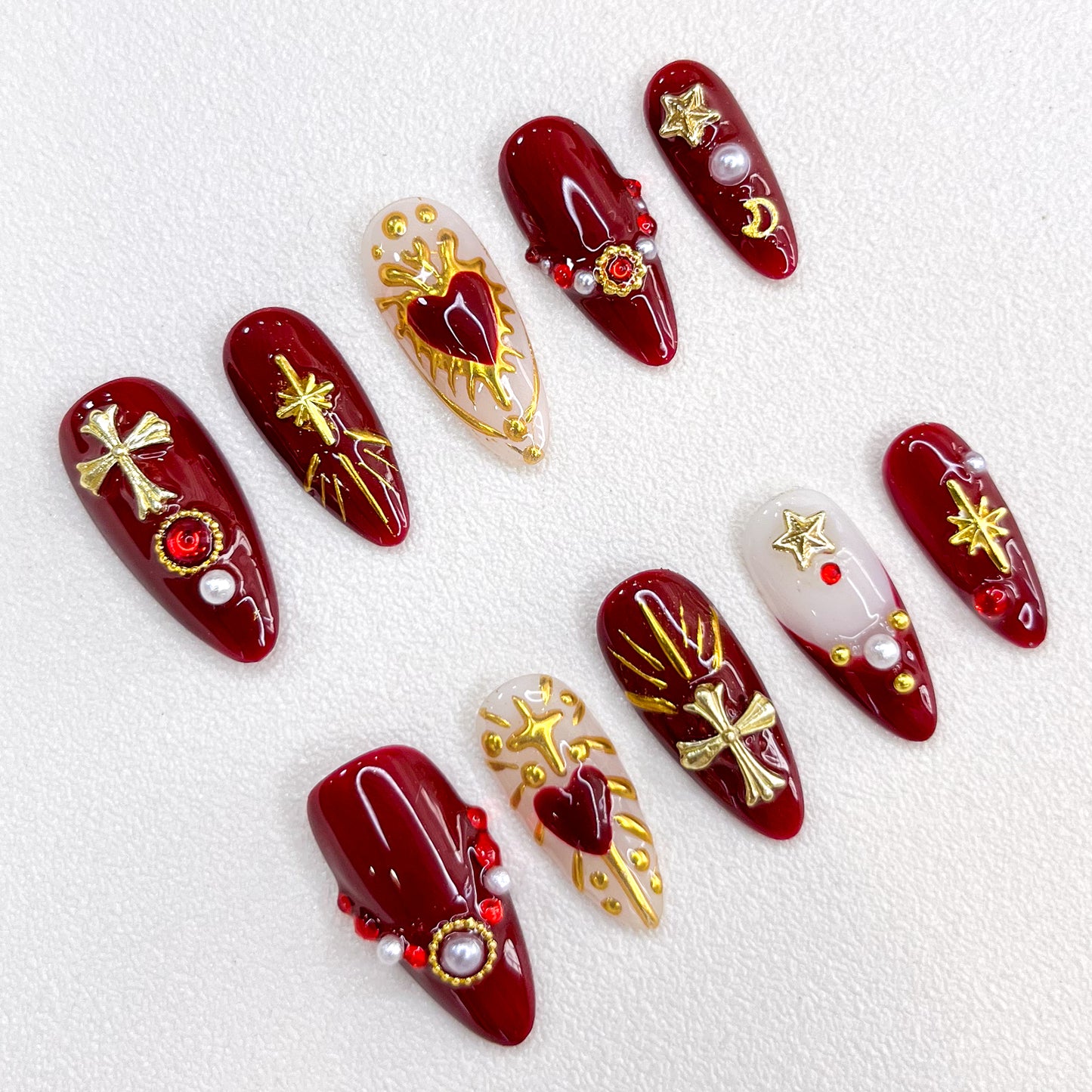 Sacred Flame Nails