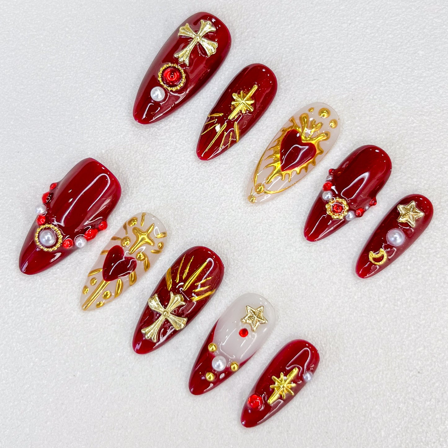 Sacred Flame Nails