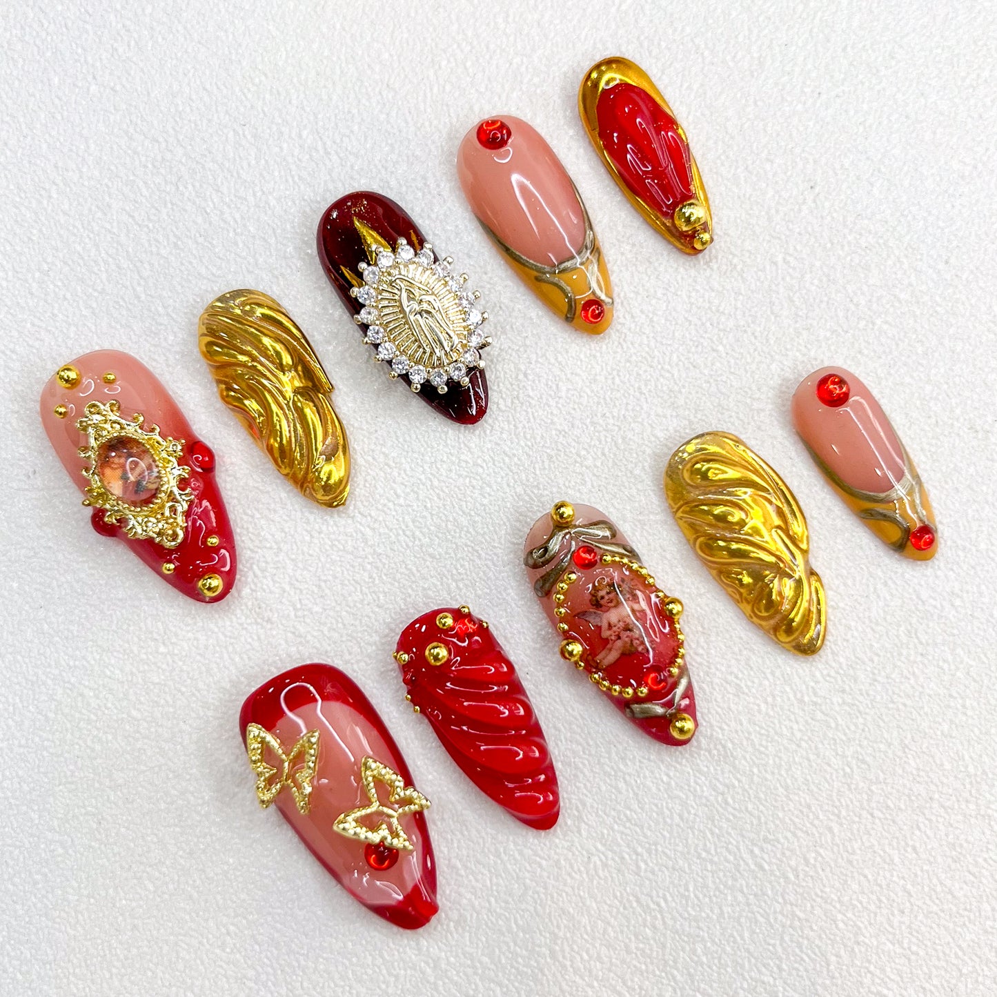 Virgin Mary Nails