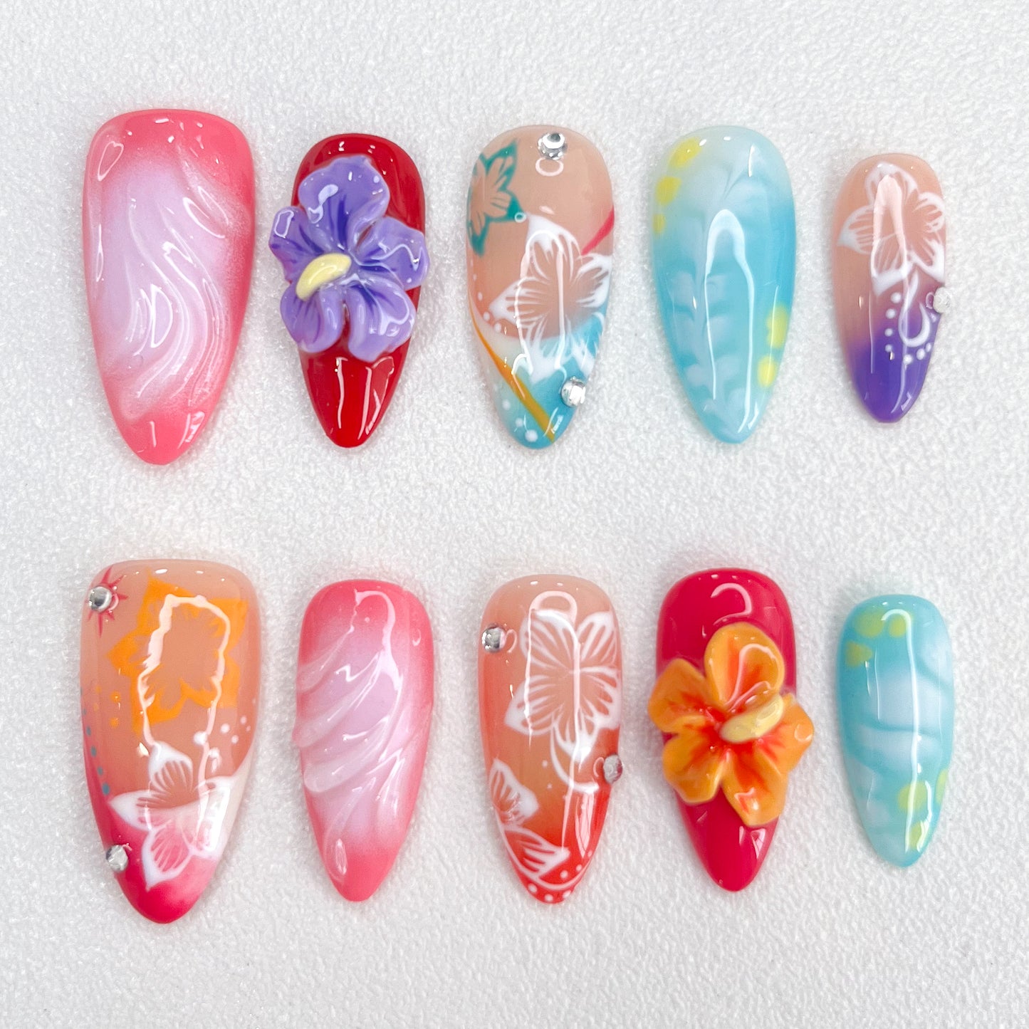 Floral Fantasy Nails