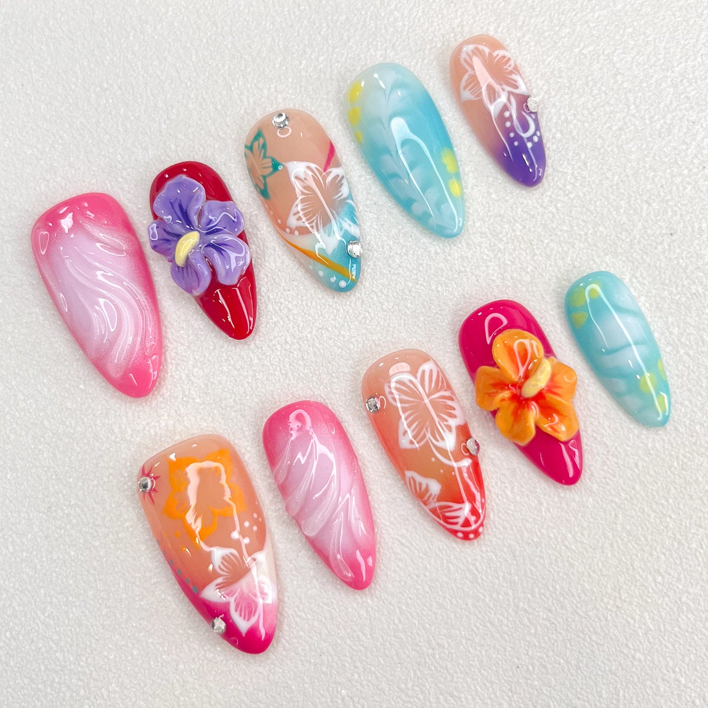 Floral Fantasy Nails
