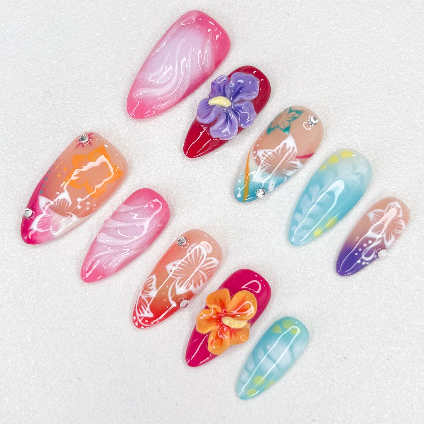 Floral Fantasy Nails
