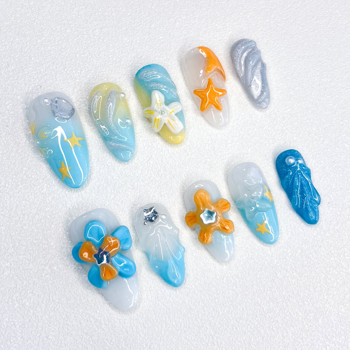 Ocean Breeze Nails
