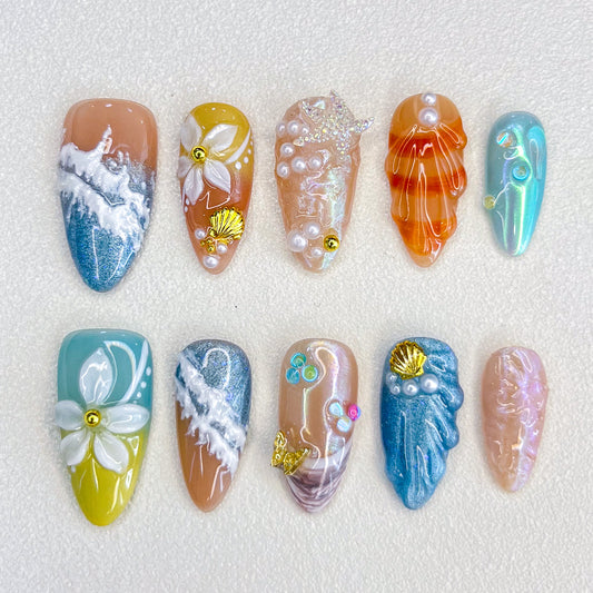 Seaside Treasures Nails