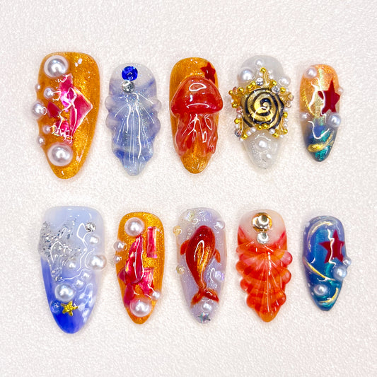 Deep Sea Treasures Nails