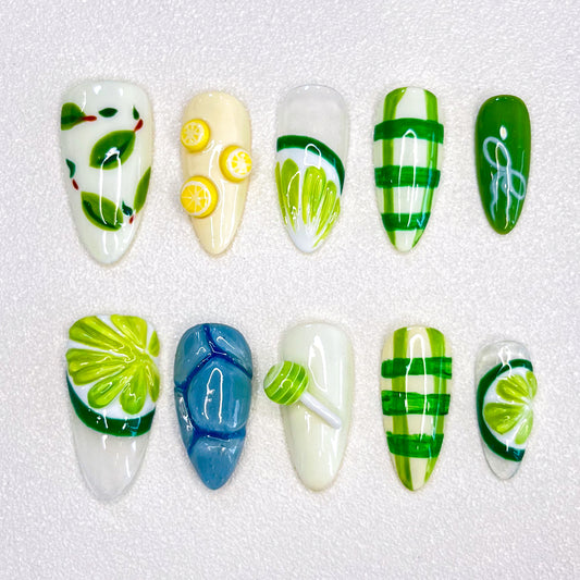 Lime Time Nails