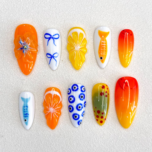 Citrus Nails