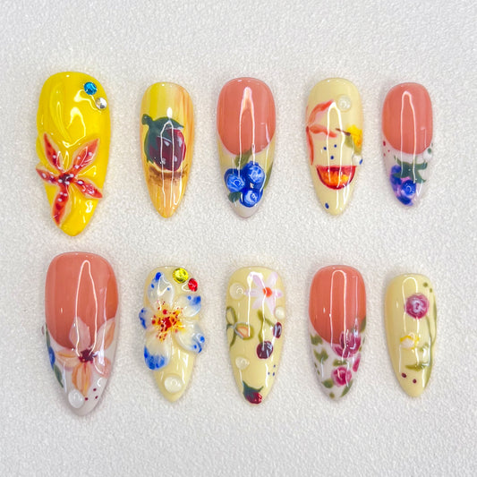 Berry Nails