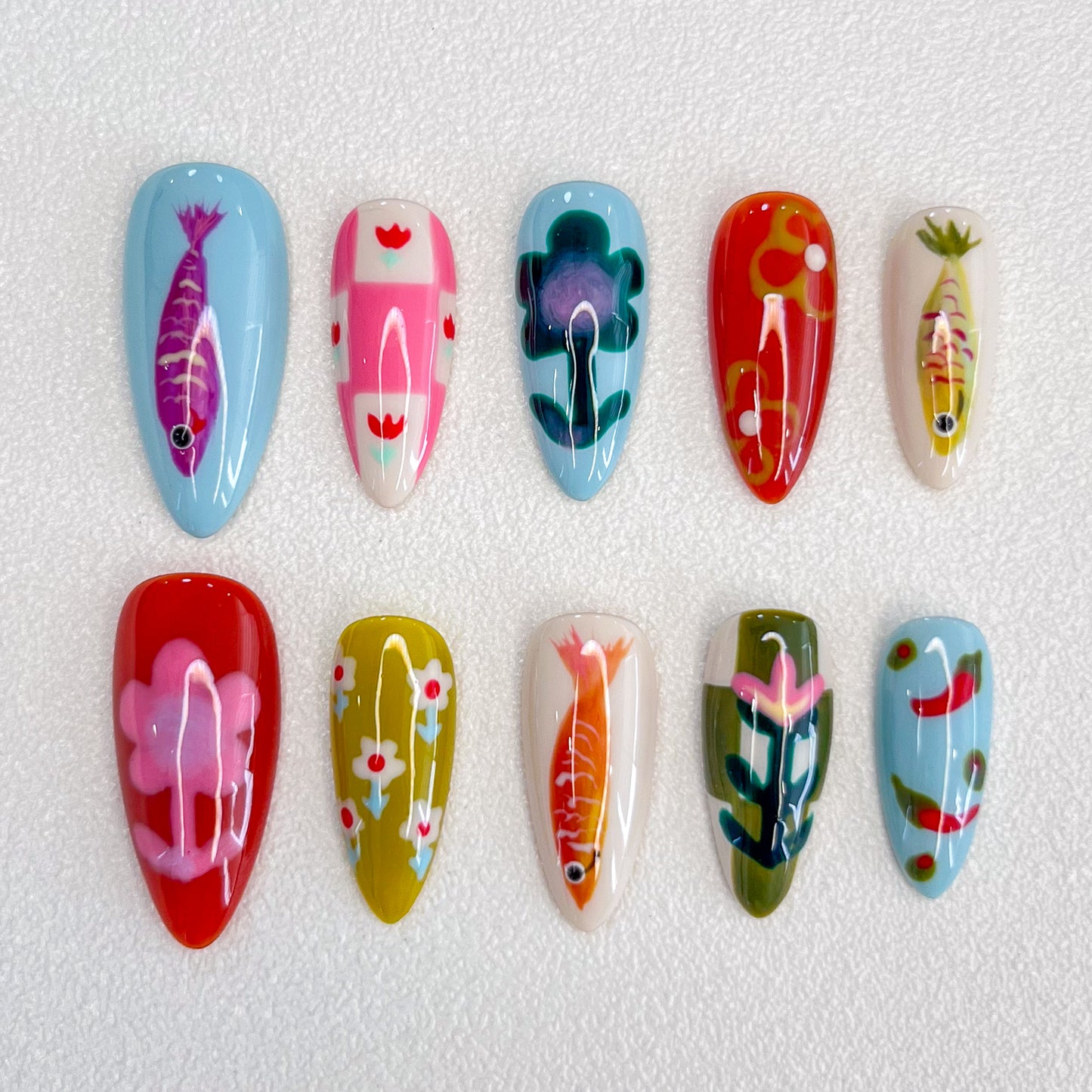 Mediterranean flavor Nails