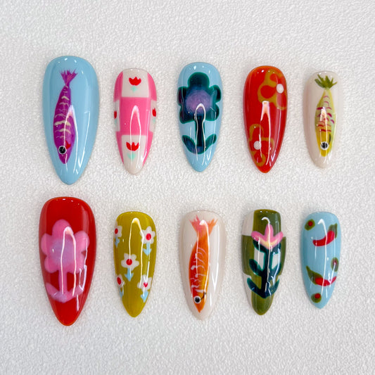 Mediterranean flavor Nails