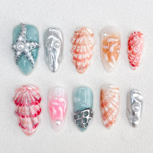 Dreamy Beach Nails