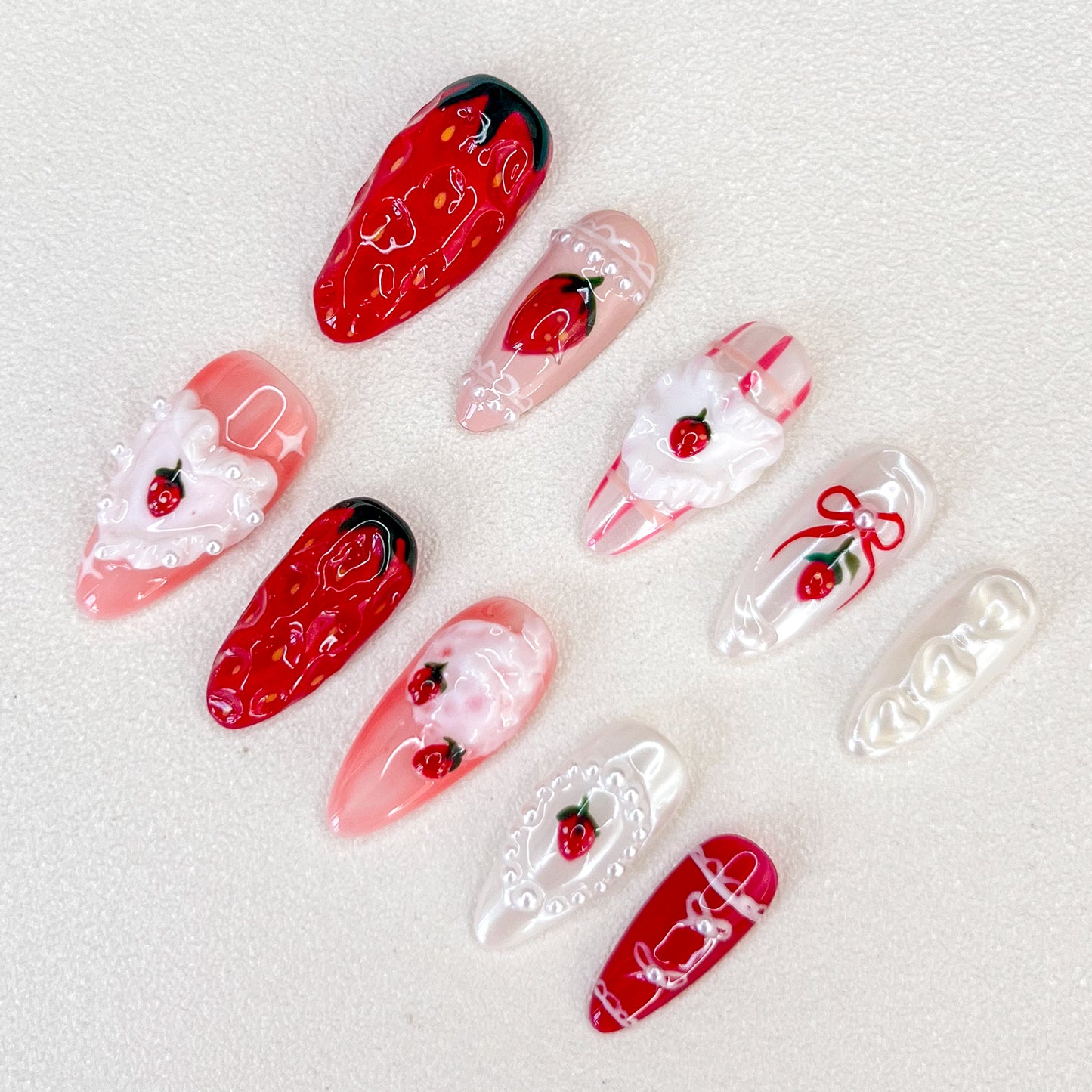 Strawberry Shortcake Nails