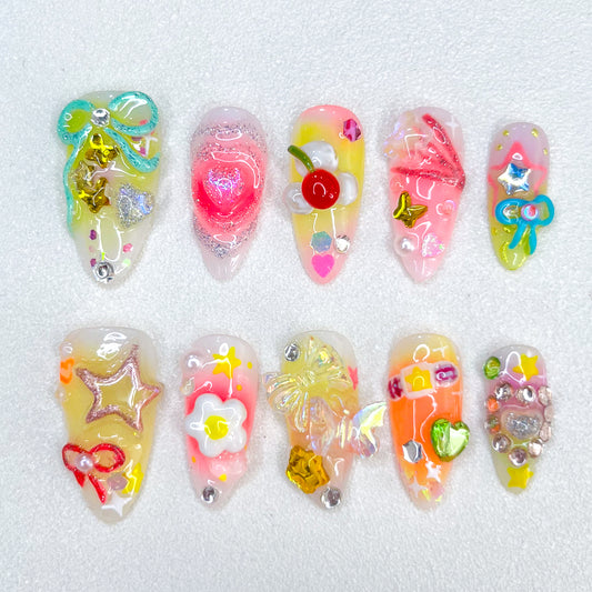 Colorful candies Nails