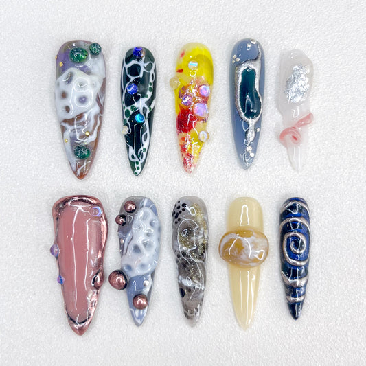 Rare vein Nails