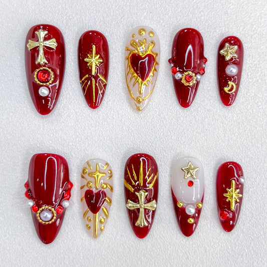 Sacred Flame Nails