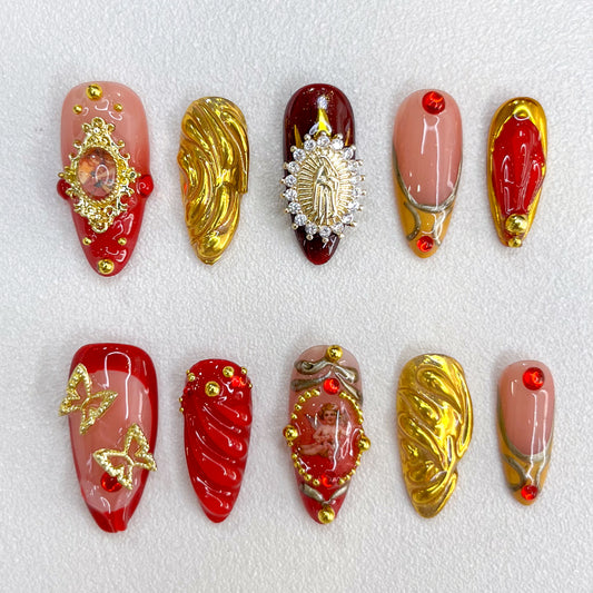 Virgin Mary Nails