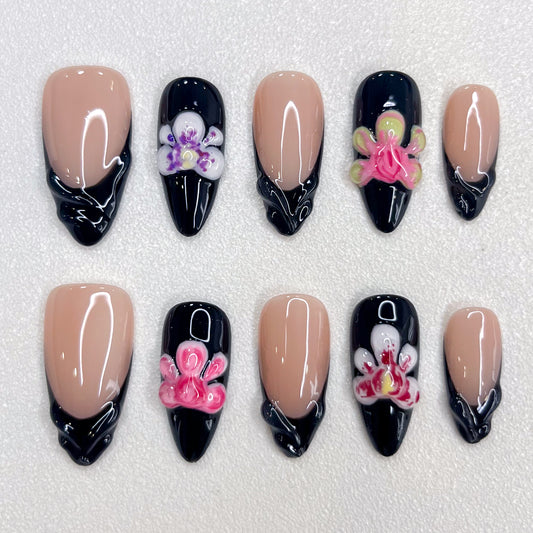 Dark garden Nails